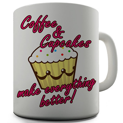 Coffee & Cupcakes Novelty Mug