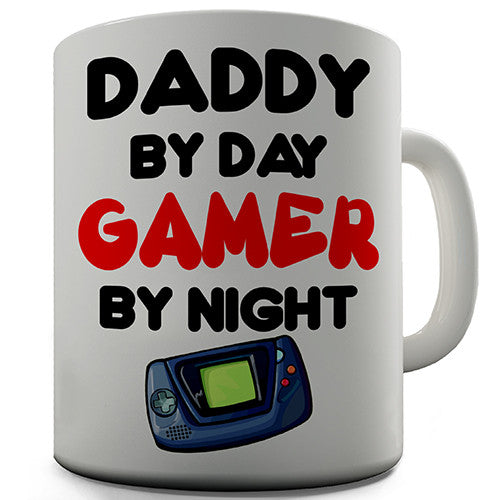 Dad By Day Gamer By Night Novelty Mug