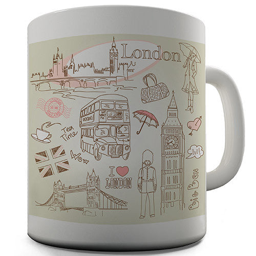 I Love London Novelty Mug