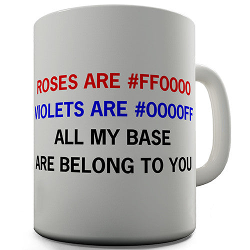 Roses are #FF0000 Novelty Mug