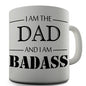 Badass Dad Novelty Mug