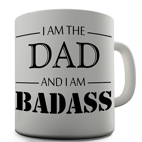 Badass Dad Novelty Mug