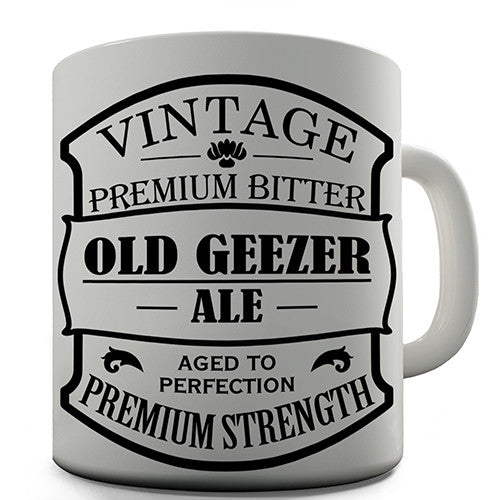 Vintage Old Geezer Ale Novelty Mug