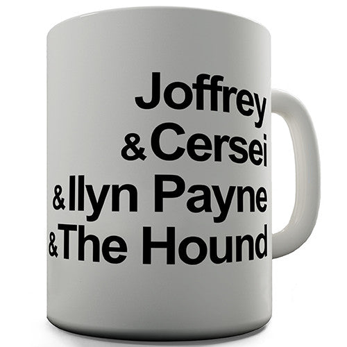 Arya's Death List Novelty Mug