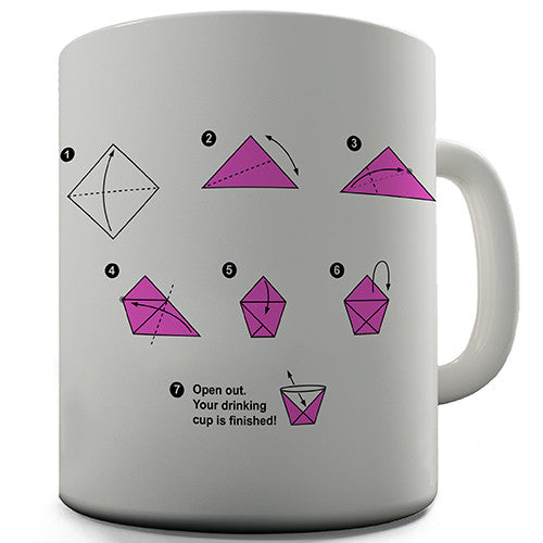 Origami Paper Cup Novelty Mug