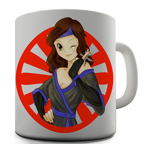 Ninja Girl Novelty Mug