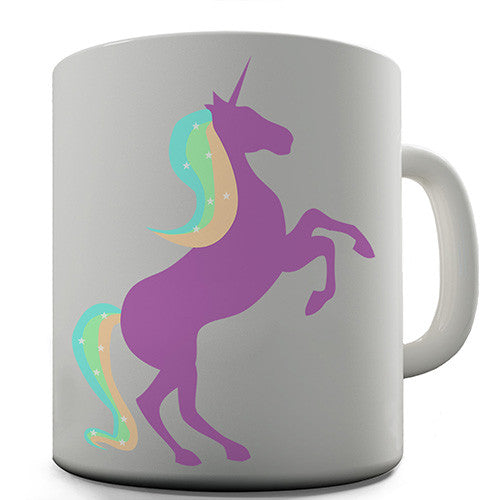 Purple Unicorn Novelty Mug