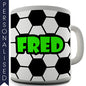 Soccer Football Personalised Mug - Twisted Envy Funny, Novelty and Fashionable tees