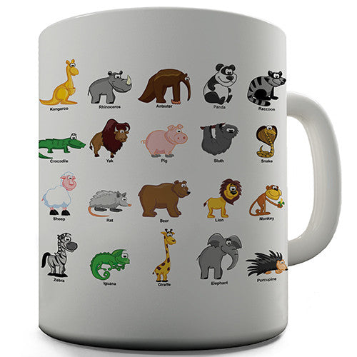 Zoo Animals Novelty Mug