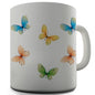 Colourful Butterflies Novelty Mug