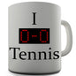 I Love Tennis Novelty Mug