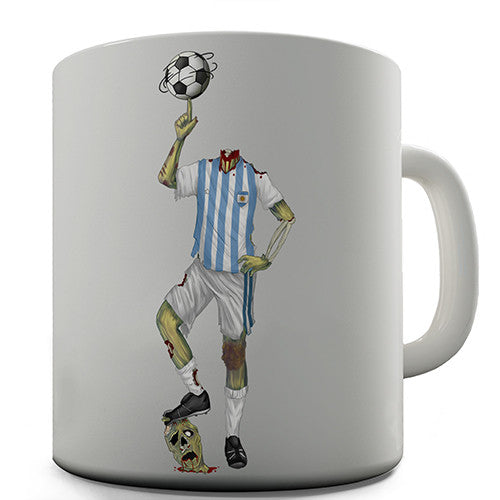 Argentina Zombie Footballer Novelty Mug