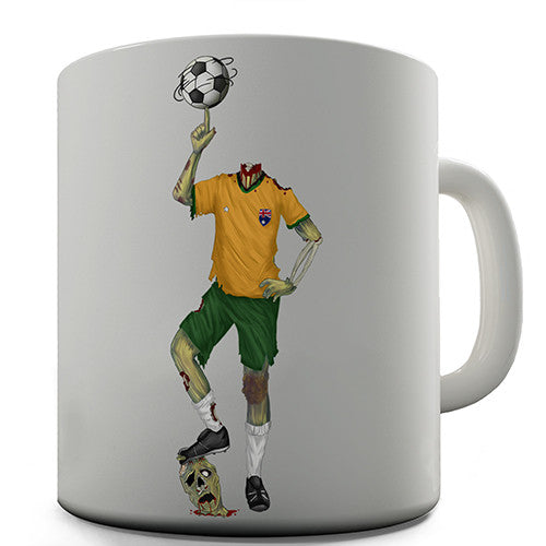 Australia Zombie Footballer Novelty Mug