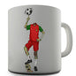 Portugal Zombie Footballer Novelty Mug