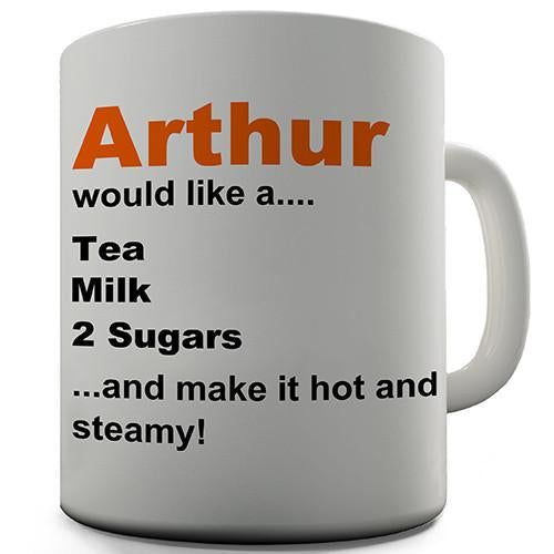 Hot And Steamy Tea Order Personalised Mug