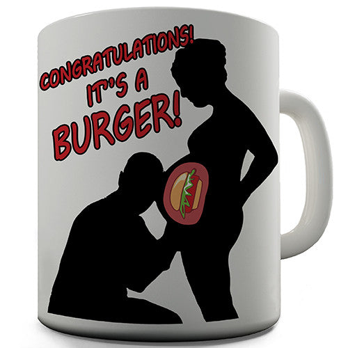 Congratulations It's A Burger Novelty Mug