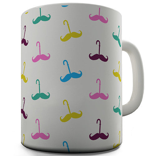 Moustache Umbrella Novelty Mug