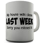 My House Was Clean Novelty Mug