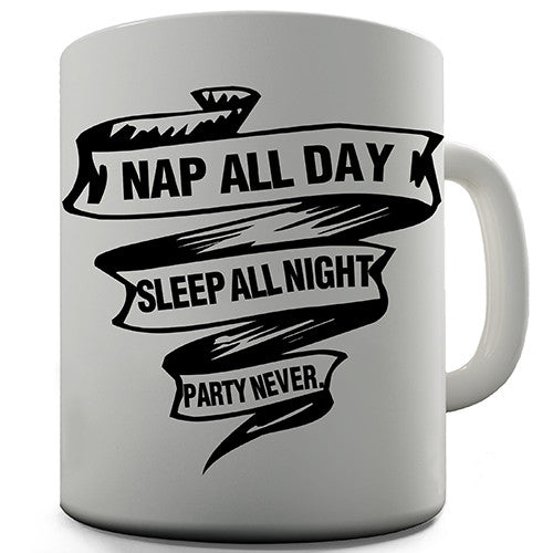 I Nap All Day Novelty Mug
