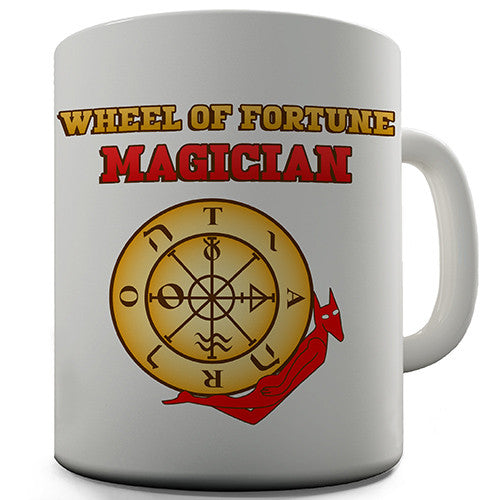 Wheel Of Fortune Magician Novelty Mug