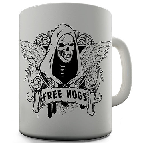 Angel Of Death Free Hugs Novelty Mug