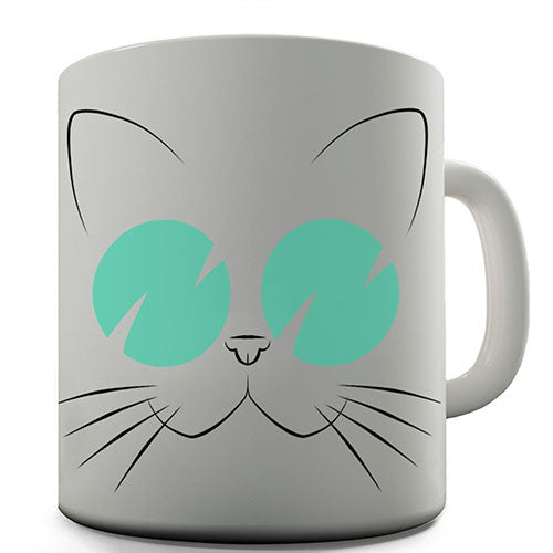 Cat Wearing Sunglasses Novelty Mug