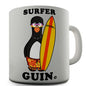 Surfer Guin The Penguin Novelty Mug