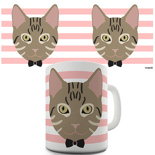 Tabby Cat Novelty Mug