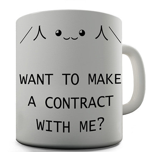Emoji Contract Novelty Mug