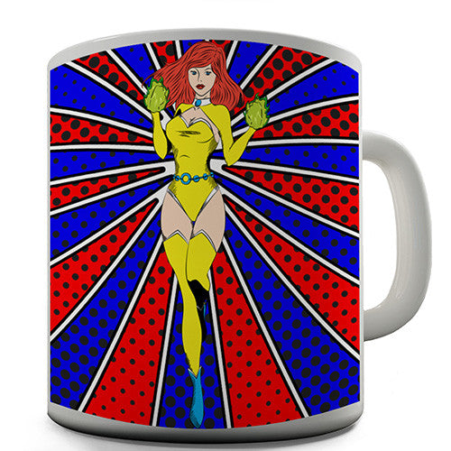 Superhero Woman Novelty Mug