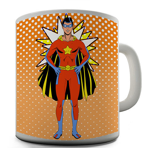 Superhero Man Novelty Mug