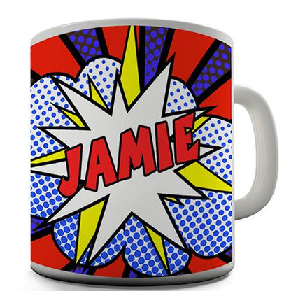 Comic Book Name Personalised Mug