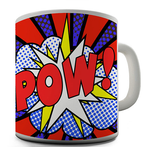 Comic Book Pow Novelty Mug