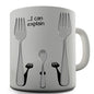 Fork Knife Spork Novelty Mug