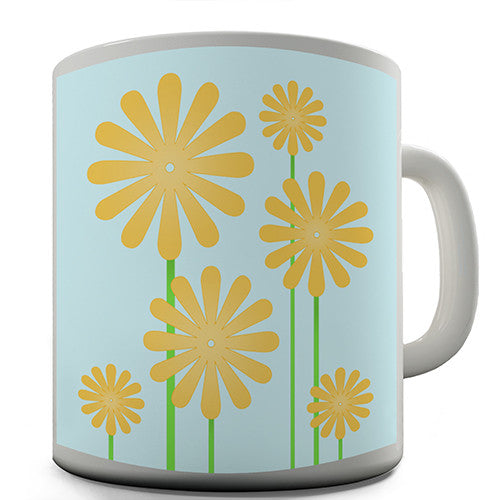 Yellow Flower Novelty Mug