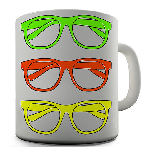 Coloured Glasses Novelty Mug