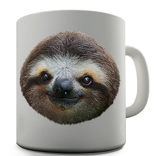 Sloth Head Novelty Mug