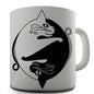 Cat Yin Yang Novelty Mug