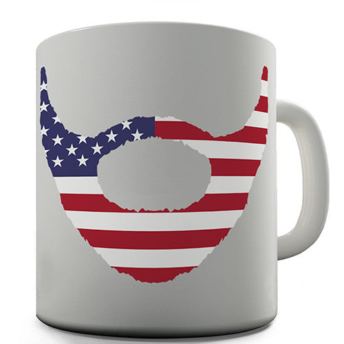 American Hipster Beard Novelty Mug