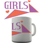 Girls Triangles Novelty Mug