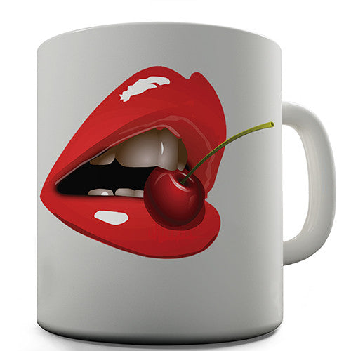 Cherry Lips Novelty Mug