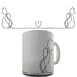 Cat Love String Novelty Mug