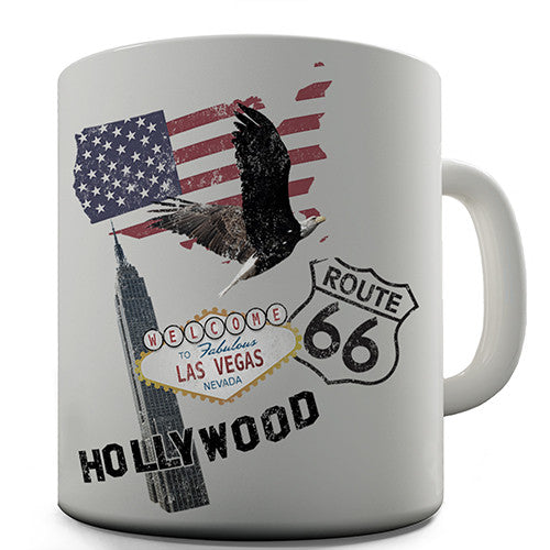 USA Las Vegas Route 66 Novelty Mug
