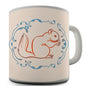 Squirrel Illustration Novelty Mug