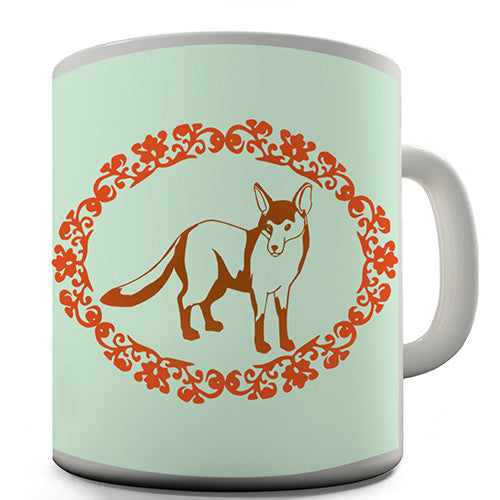 Fox Illustration Novelty Mug