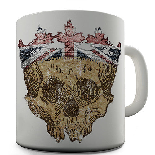 Union Jack Crown Skull Novelty Mug
