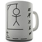 Tea Hangman Novelty Mug