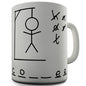 Coffee Hangman Novelty Mug