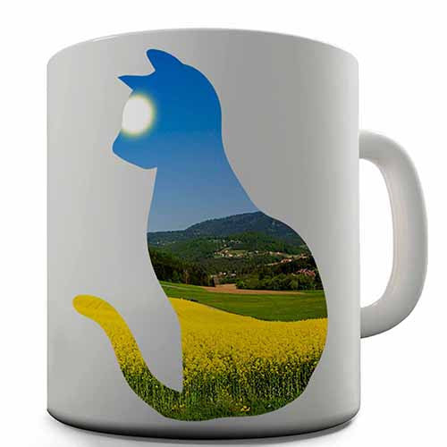 Landscape Cat Novelty Mug