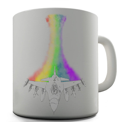 Rainbow Jet Novelty Mug